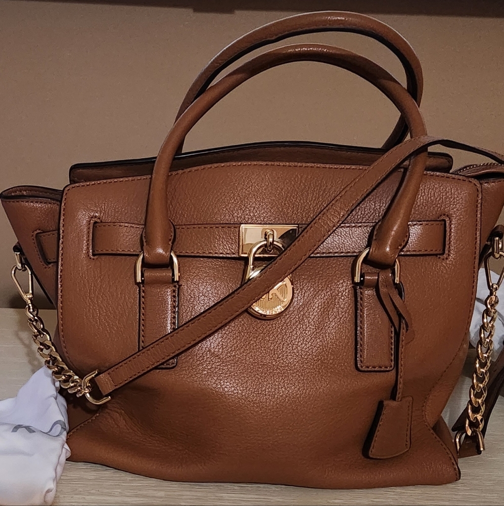 Authentic Leather Satchel Handbag